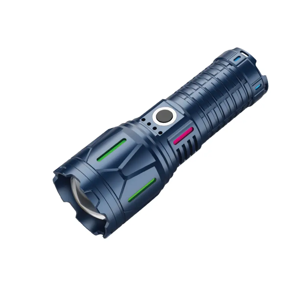 充電式 10W 戦術的高輝度 EDC トーチ